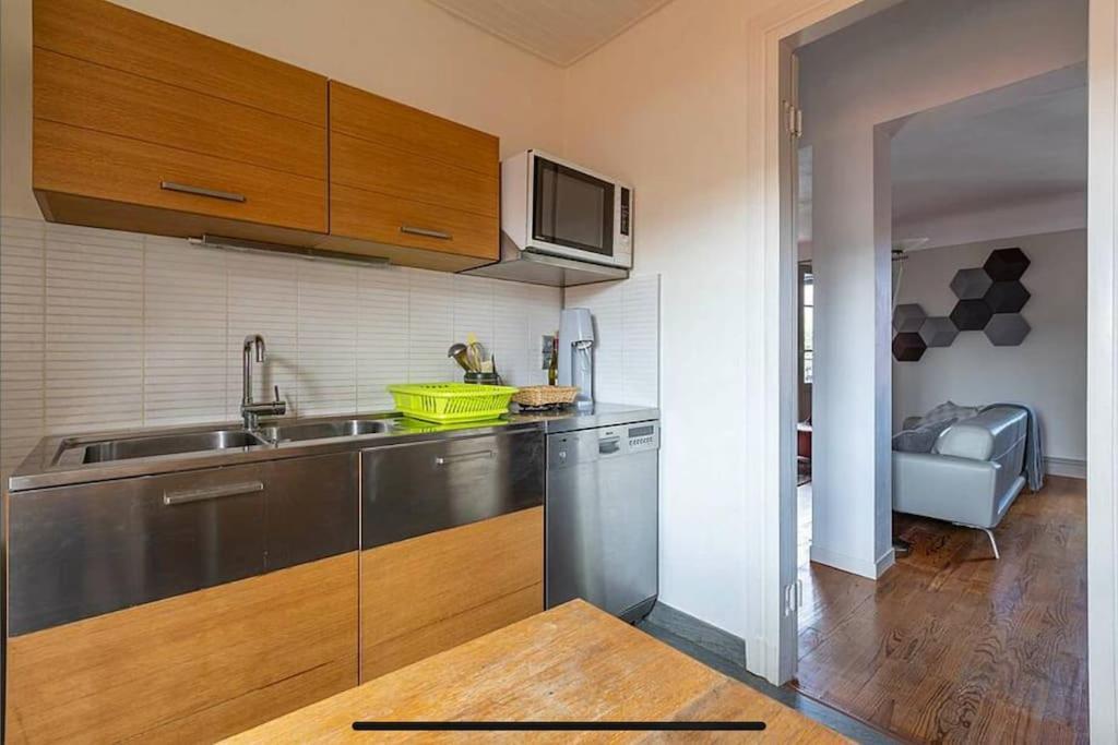 Exceptionnel 3 Pieces Art Deco En Dernier Etage Avec Garage Prive Centre Biarritz 아파트 외부 사진